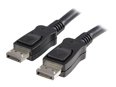 StarTech.com 10 ft DisplayPort 1.2 Cable with Latches - 4K x 2K (4096 x 2160) @ 60Hz - DPCP & HDCP - Male to Male DP Video Monitor Cable (DISPLPORT10L)