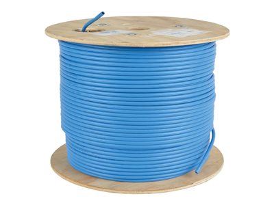 Tripp Lite 1000ft Cat6 / Cat6a 10G Bulk Cable Solid Core CMR PVC Blue 1000'