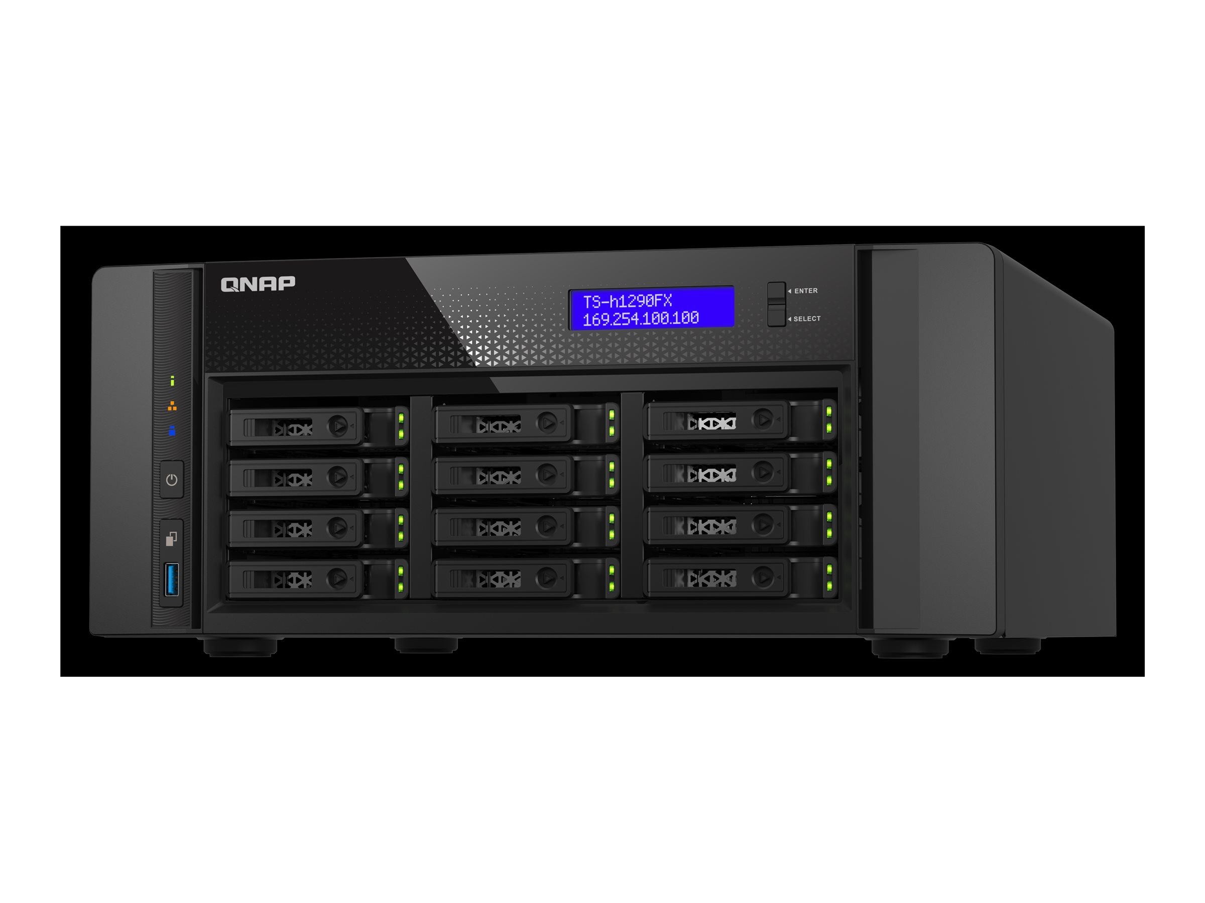 12BAY ALLFLASH DESKTOP NAS AMDEPYC 7302P 128GB ECC RAM