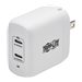 Tripp Lite USB C Wall Charger Dual-Port Compact