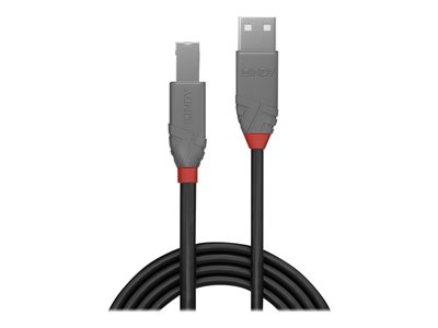 LINDY 3m USB 2.0 A/B Kabel Anthra Line - 36674