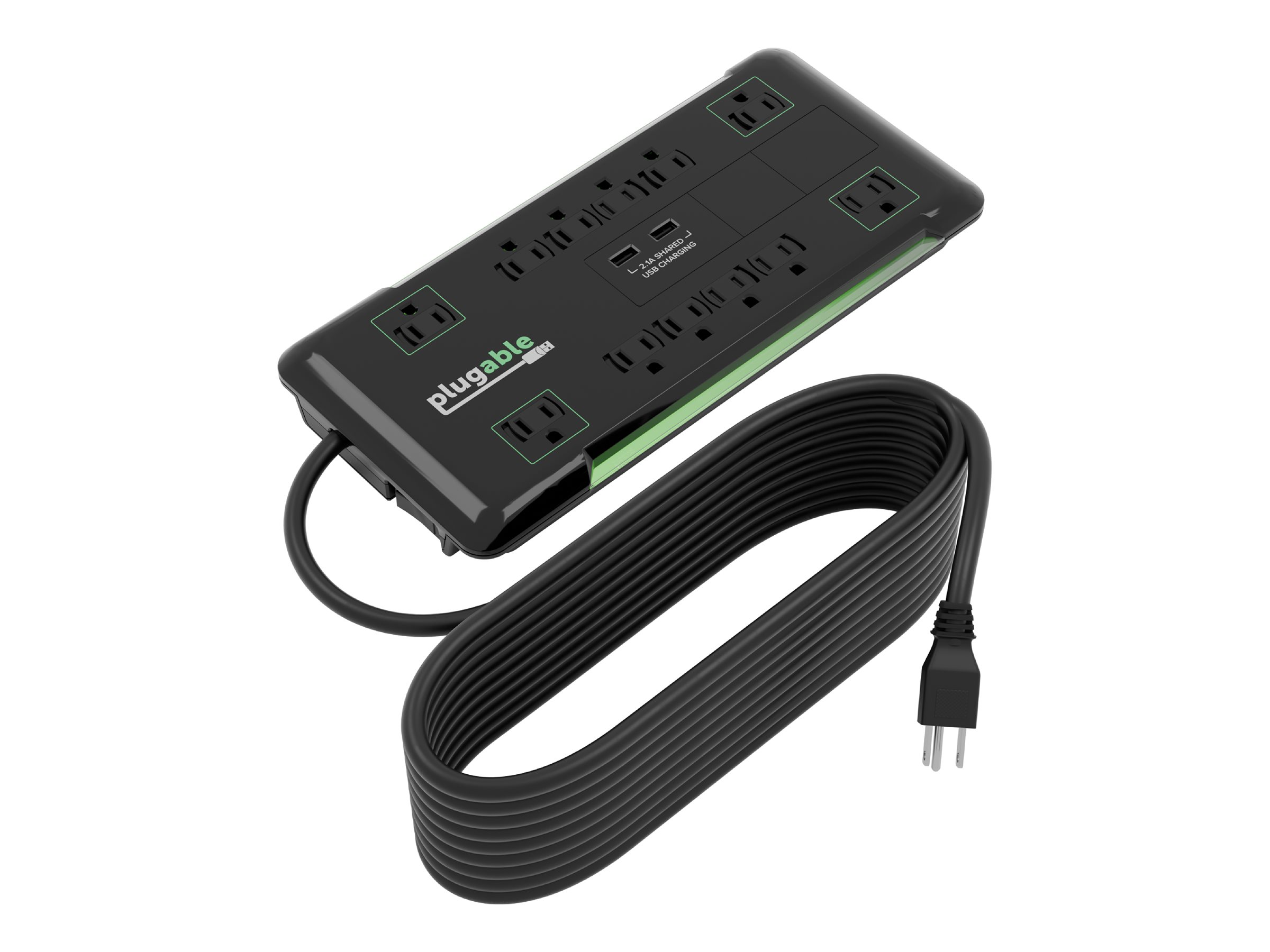 Plugable PS12-USB2B - Power strip