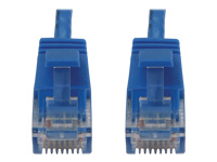 Eaton Tripp Lite Series Cat6a 10G Snagless Molded Slim UTP Ethernet Cable (RJ45 M/M), PoE, Blue, 7 ft. (2.1 m)