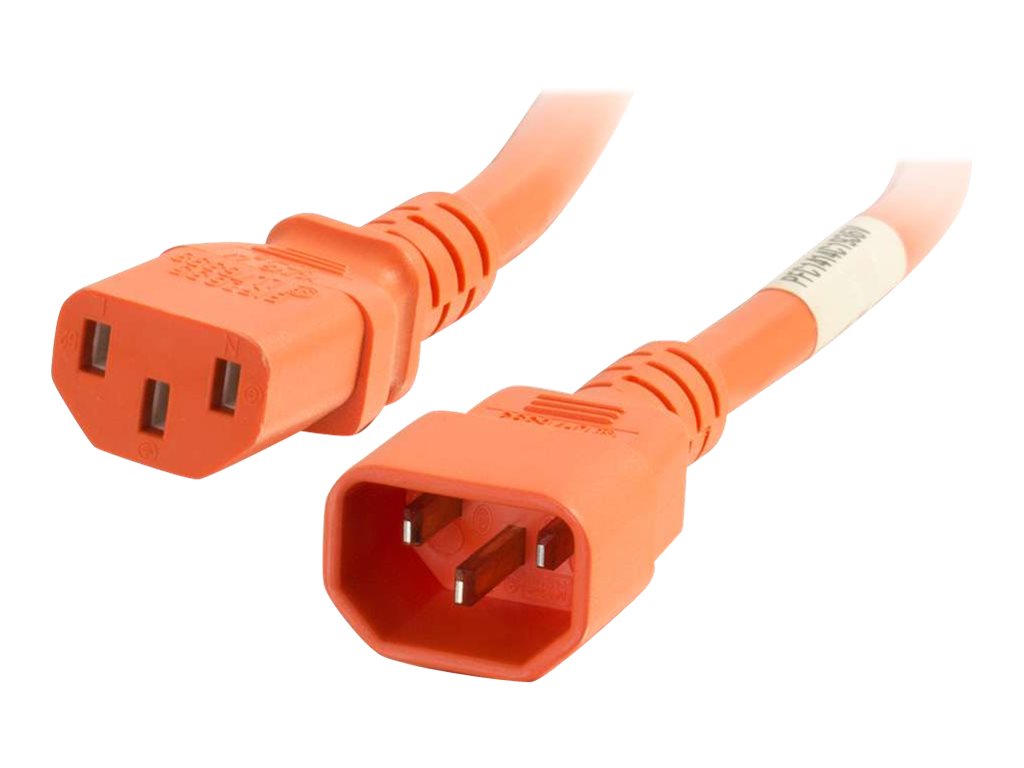 C2G 1ft 18AWG Power Cord (IEC320C14 to IEC320C13)