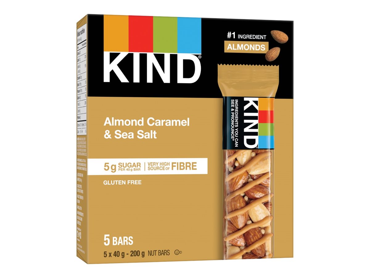 Kind Nut Bars - Almond Caramel & Sea Salt - 5x40g