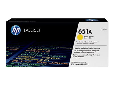 651A - yellow - original - LaserJet - toner cartri