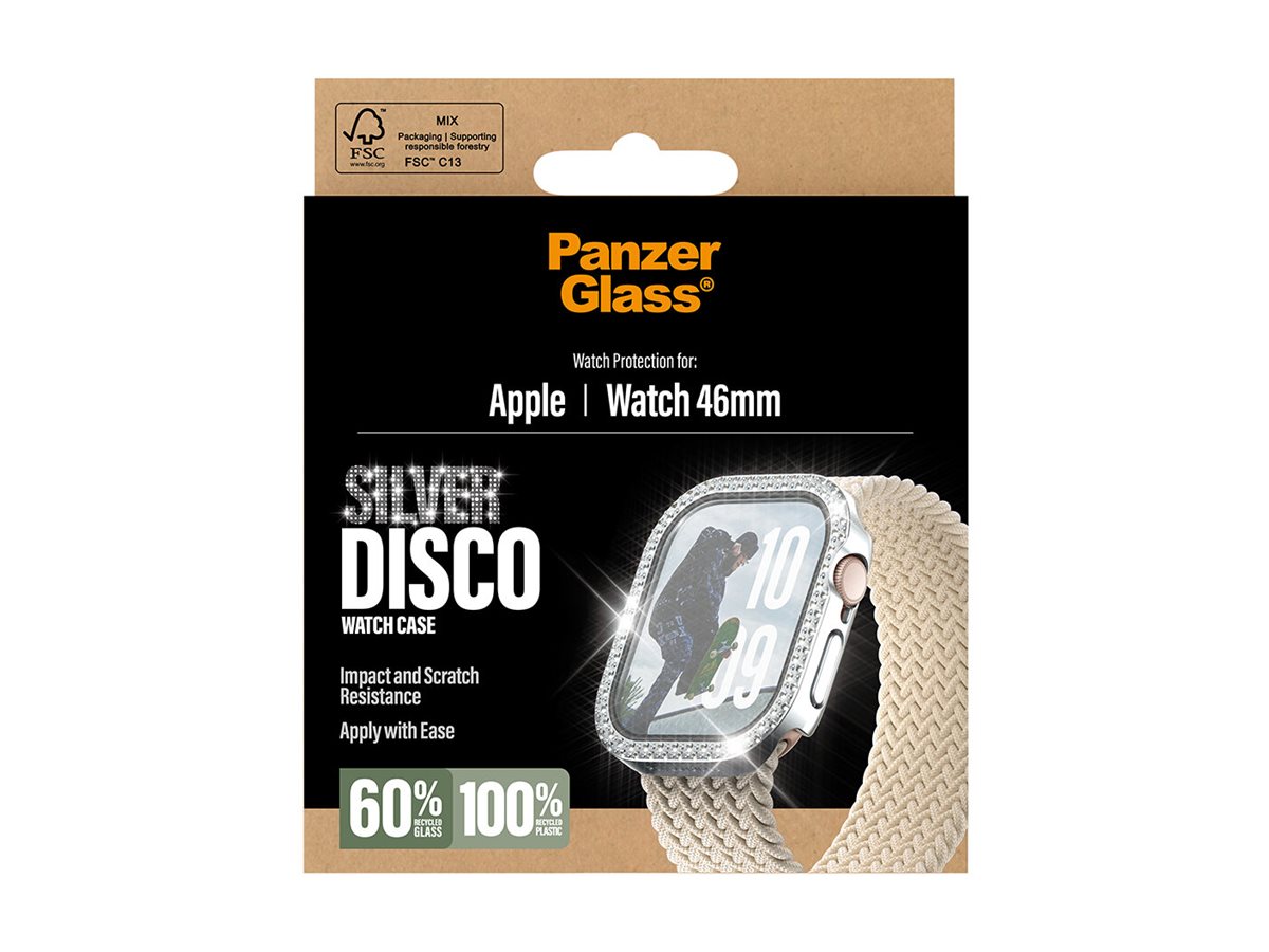 PanzerGlass Apple Watch 11/10 46 mm stříbrný kryt – foto 4