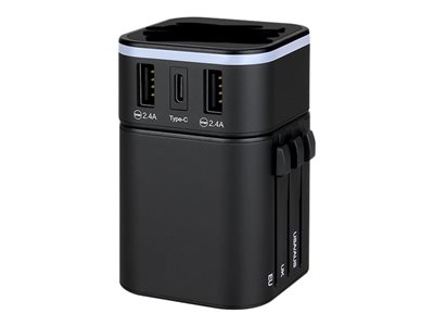 I/OMagic 2-in-1 Detachable AC World Travel Adapter Power adapter 3.4 A 
