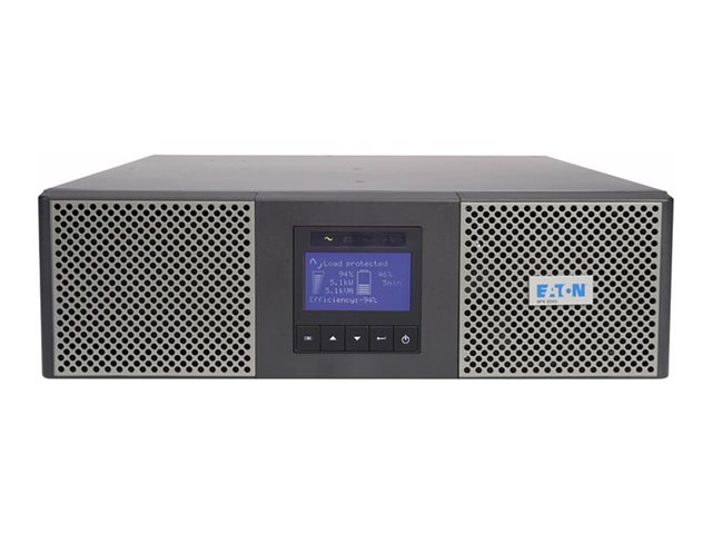 Eaton 9PX 6000VA 5400W 208V Online Double-Conversion UPS - L6-30P, 2 L6-20R, 2 L6-30R, Hardwired Output, Network Card, Extended Run, 3U Rack/Tower Battery Backup - Onduleur - CA 200/208/220/230/240 V - 5.4 kW - 6000 VA - Ethernet 10/100, RS-232, USB - PFC - 3U - 19