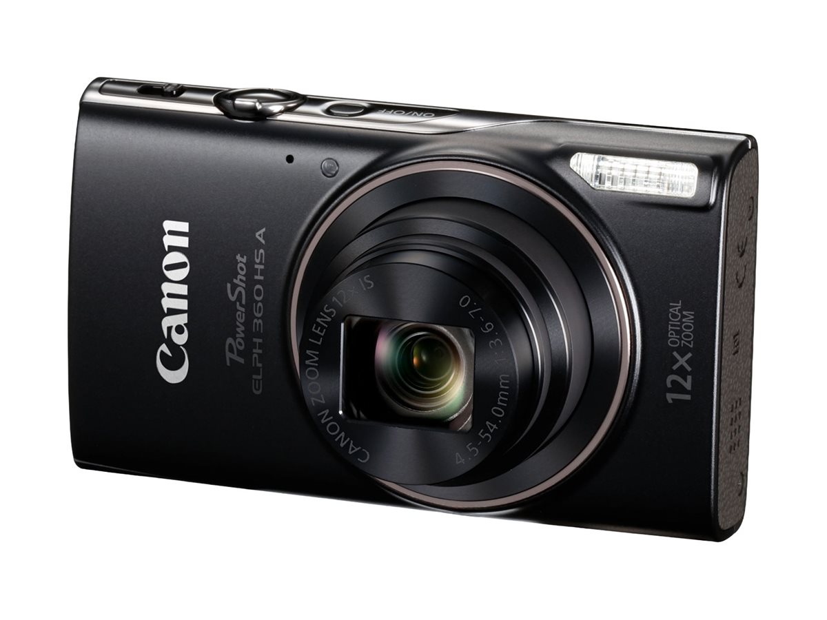 Canon PowerShot ELPH 360 HS A Compact Digital Camera - Black