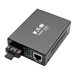 Eaton Tripp Lite Series Gigabit Multimode Fiber to Ethernet Media Converter, 10/100/1000 SC, International Power Supply, 1310 nm, 2,000 m (6,561 ft.)