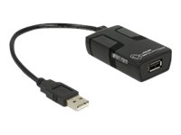 DeLOCK USB Isolator 5 KV Isolation Strømstødsisolator Sort