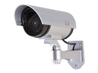 LogiLink Dummy Security Camera Imitation sikkerheds kamera Sølv