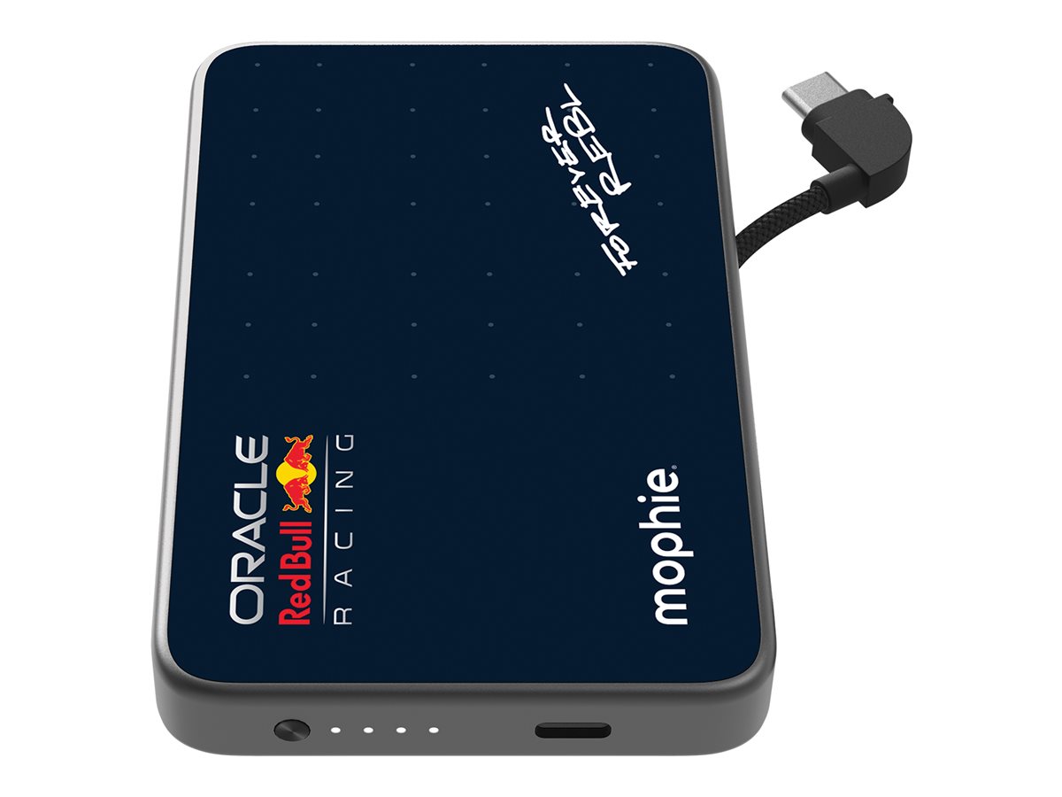 mophie powerstation Plus Mini Oracle Red Bull Racing Limited Edition power bank USB-C 20 Product shot Front 79800