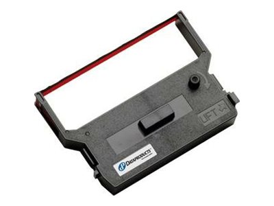 Dataproducts Black, red 0.5 in x 33 ft remanufactured print ribbon 