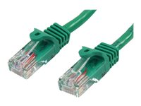 StarTech.com 3m Green Cat5e / Cat 5 Snagless Patch Cable - patch cable - 3 m - green