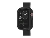 OtterBox EXO EDGE - Stoßstange für Smartwatch - Polycarbonat, TPE - Schwarz - für Apple Watch (44 mm)