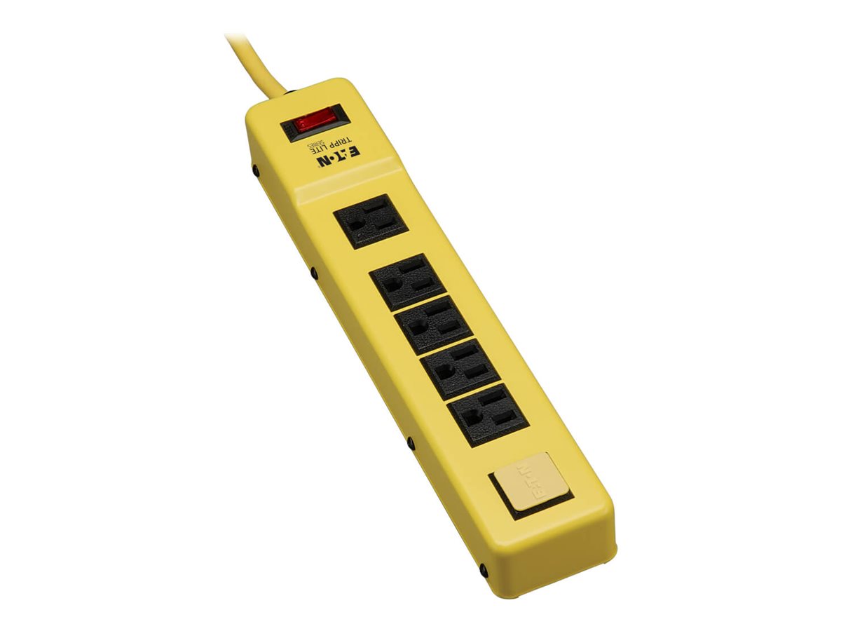Eaton Tripp Lite Series Safety Power Strip 120V 5-15R 6 Outlet Metal 6' Cord OSHA