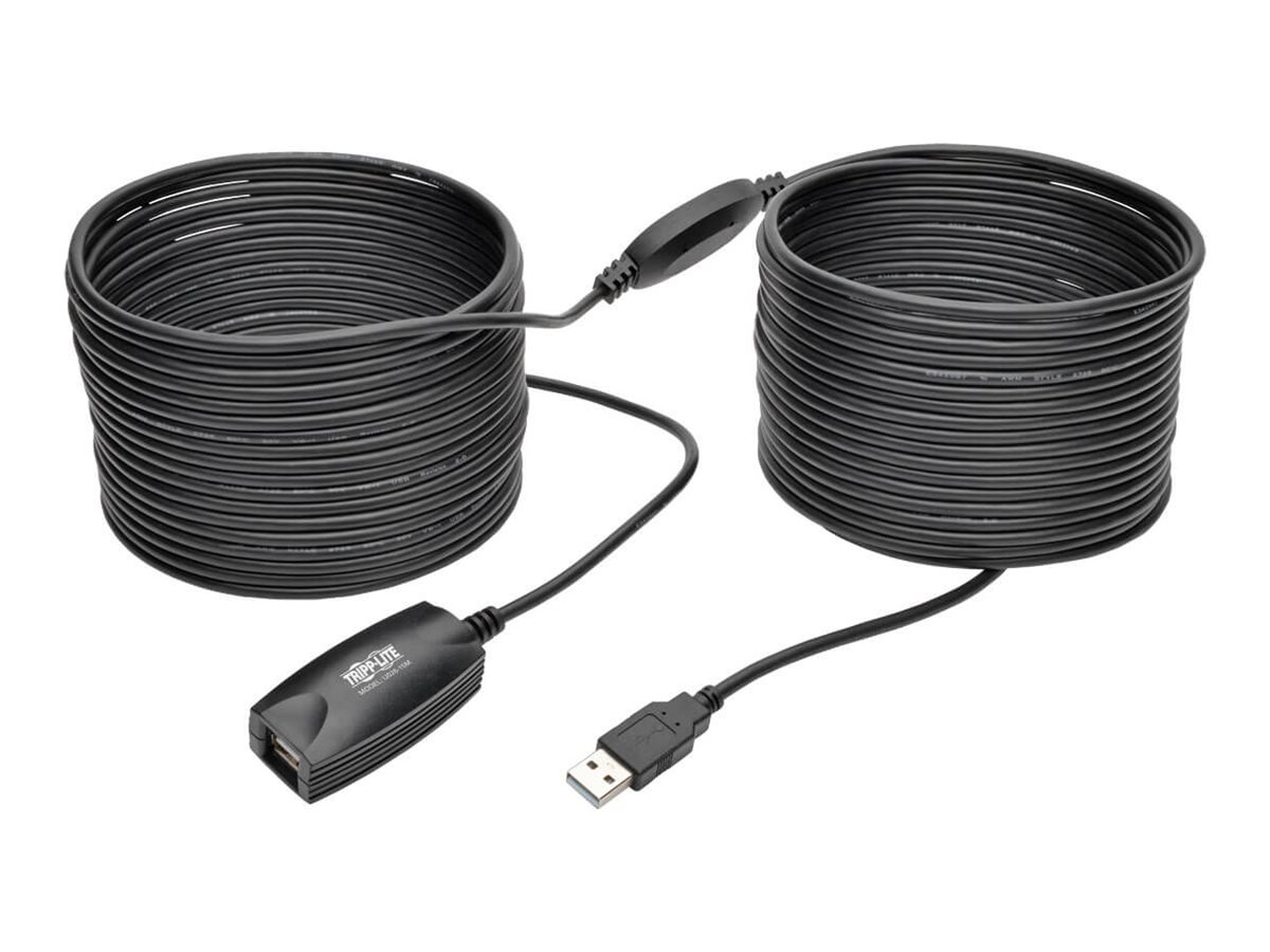Tripp Lite 15M USB 2.0 Hi-Speed Active Extension Repeater Cable USB-A M/F 49 ft.