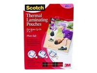 Scotch 20-pack clear 5 in x 7 in lamination pouches
