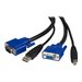 10 FT. USB + VGA 2-IN-1 KVM SWITCH CABLE          