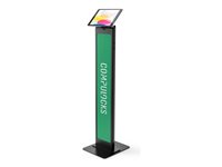 Compulocks Universal Tablet Magnetic Brandable Floor Stand stand - for tablet - brandable, magnetic - black