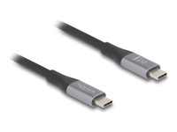 Delock USB Type-C kabel 1m Sort Grå