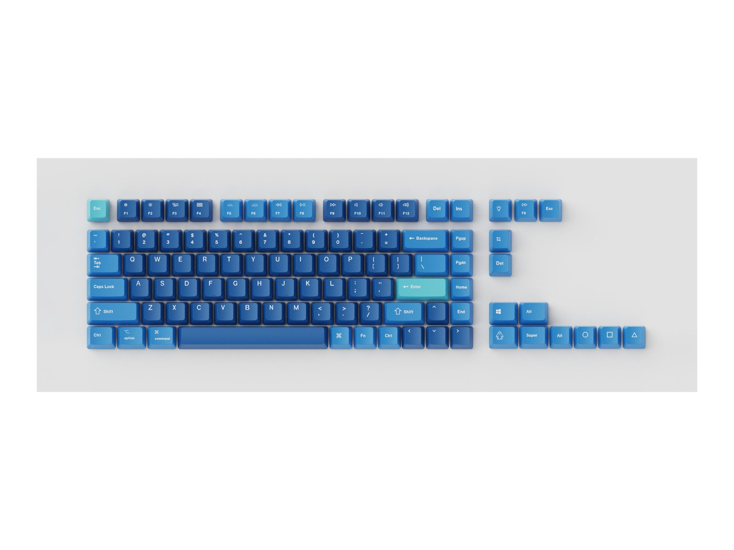 Keychron keycap set OEM dye-sub PBT version Product shot Front 79950