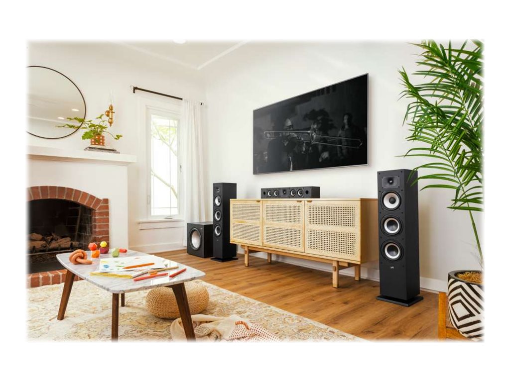 Polk High-Resolution Center Channel Speaker - Black - Monitor XT35