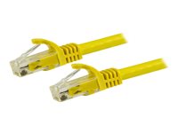 StarTech.com 1.5m CAT6 Ethernet Cable, 10 Gigabit Snagless RJ45 650MHz 100W PoE Patch Cord, CAT 6 10GbE UTP Network Cable w/Strain Relief, Yellow, Fluke Tested/Wiring is UL Certified/TIA - Category 6 - 24AWG (N6PATC150CMYL) CAT 6 Ikke afskærmet parsnoet (