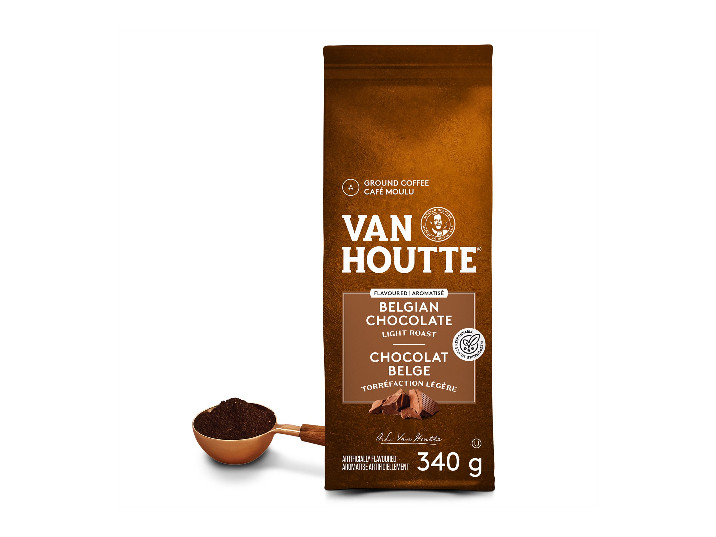 Van Houtte Ground Coffee Belgian Chocolate 340g