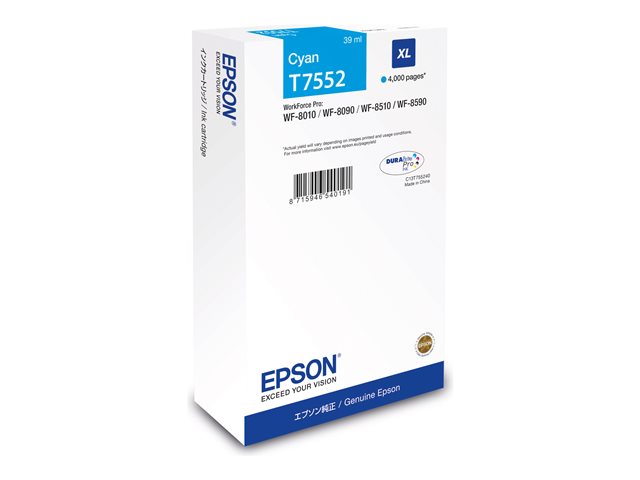 EPSON 4LB WF-8xxx Series Ink Cartridge C13T75524N