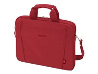 DICOTA Eco Slim Case Bæretaske  14.1' Metal 300D RPET polyester Rød