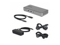 Startech - docking station - USB4 / Thunderbolt 4 / Thunderbolt 5 - 2 x DP - 1GbE, 2.5GbE