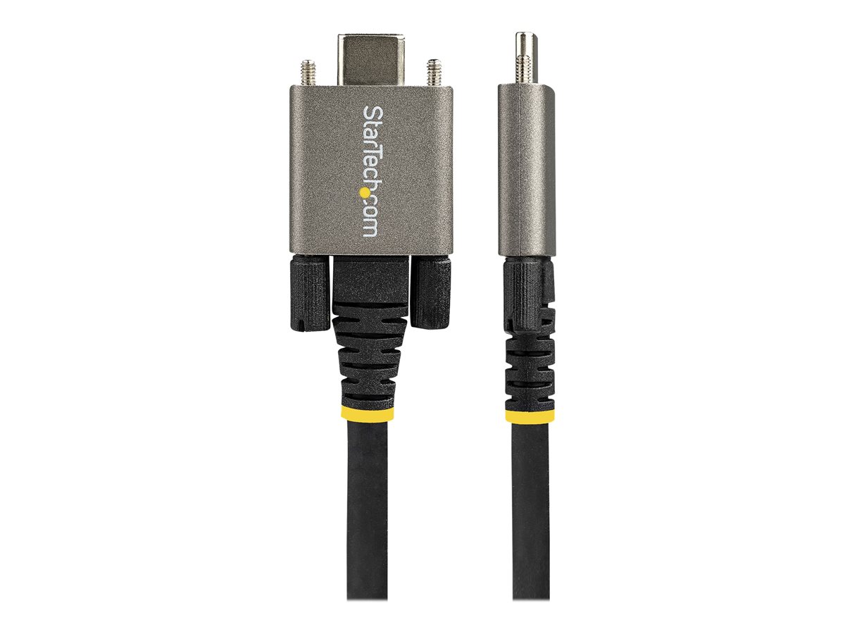 StarTech.com 3ft 1m Side Screw Locking USB C Cable 10Gbps, USB 3.1/3.2 Gen 2 Type-C Cable, 100W (5A) Power Delivery Charging, DP Alt Mode, Dual Screw Lock, USB-C to C Cord, Charge/Sync - Thunderbolt 3 Compatible - USB kabel typ C - USB-C do USB-C - 1 m – foto 4