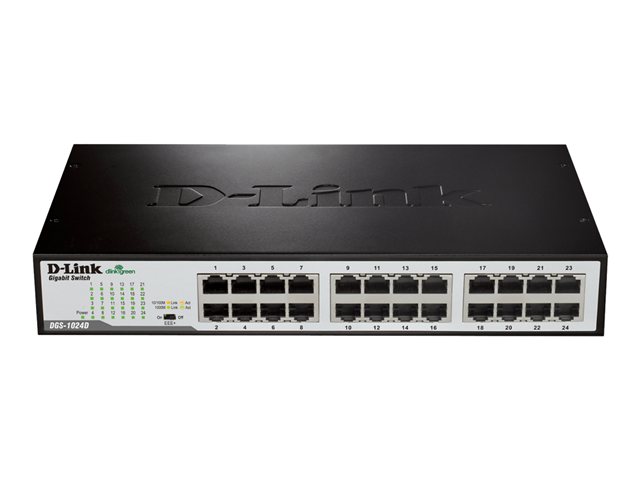 Image of D-Link DGS 1024D - switch - 24 ports - unmanaged