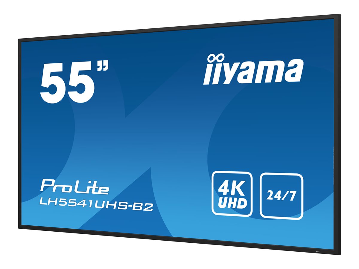 iiyama ProLite LH5541UHS-B2 55" Třída (54.6" zobrazitelný) displej LCD s LED podsvícením - 4K - pro digital signage – foto 3
