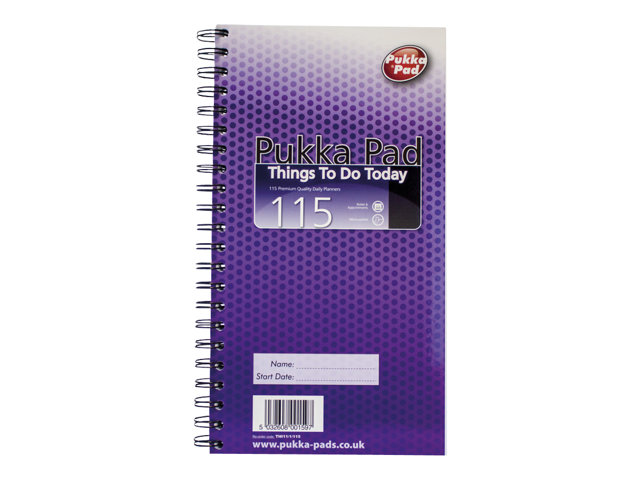 Pukka Pad Things To Do Today Pad 115 Sheets 153 X 280 Mm