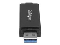 StarTech.com USB Memory Card Reader - USB 3.0 SD Card Reader - Compact - 5Gbps - USB Card Reader - MicroSD USB Adapter - Card reader (MMC, SD, microSD, SDHC, microSDHC, SDXC, microSDXC) - USB 3.0/USB-C