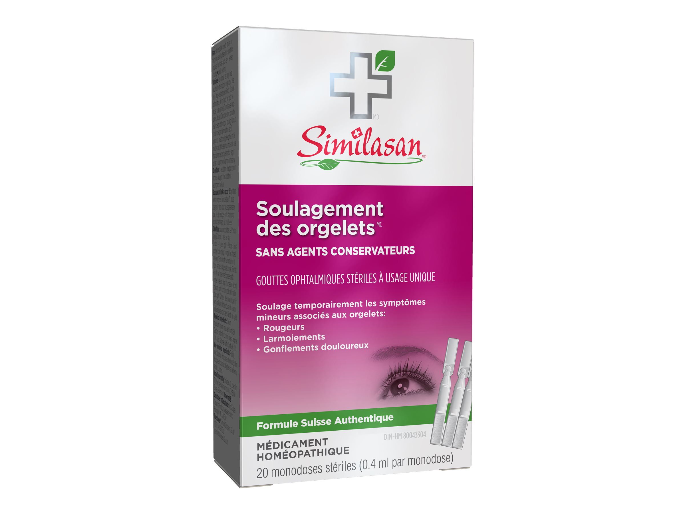 Similasan Stye Eye Relief Drops - 20 x 0.4 ml