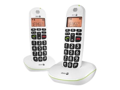 Doro Phoneeasy 100w Duo Cordless Phone With Caller Id Additional Handset