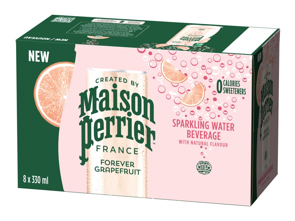 Maison Perrier Sparkling Water - Forever Grapefruit - 8 x 330ml