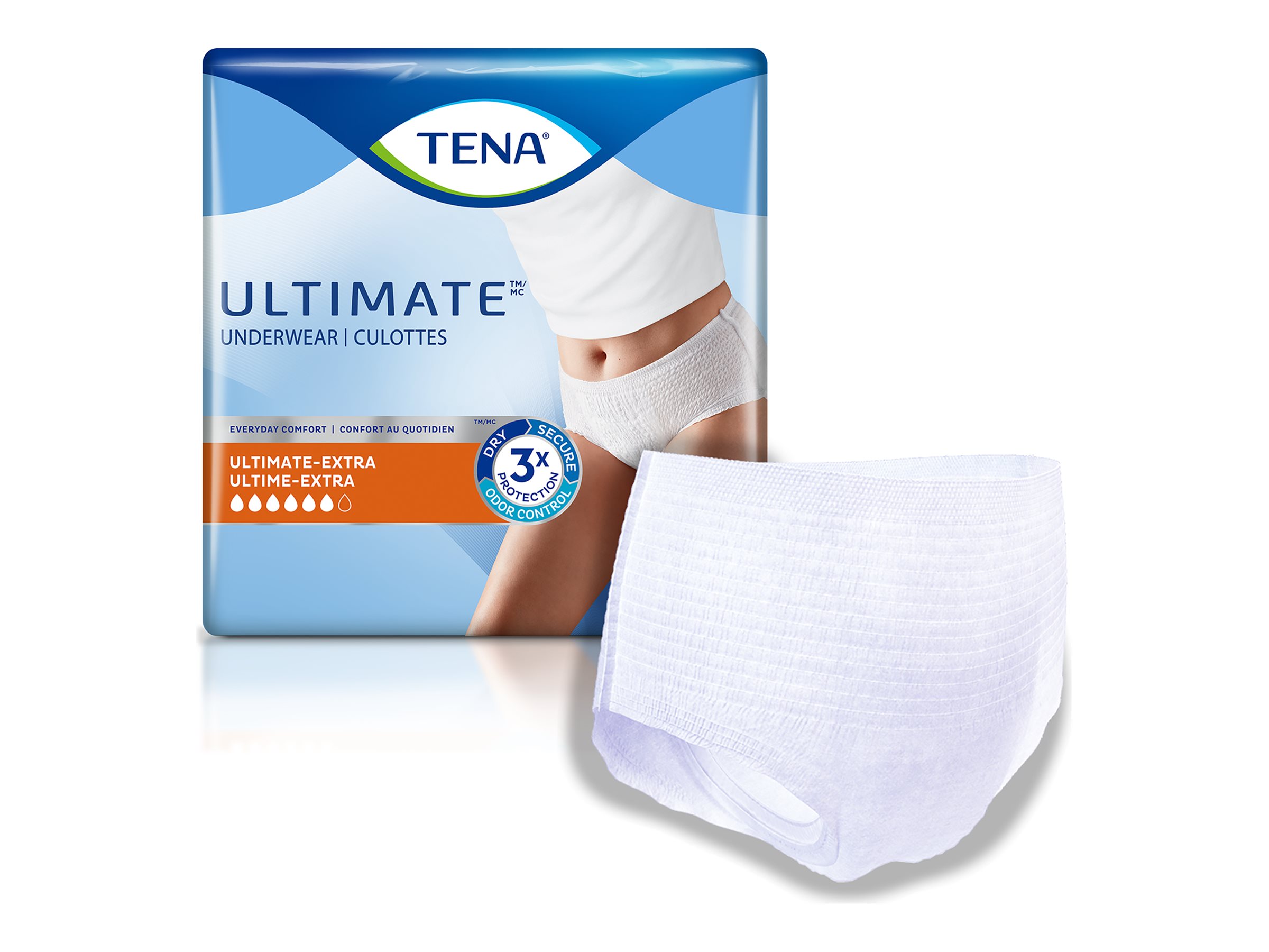 TENA Ultimate Incontinence Underwear - Large - 13s