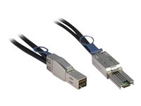 Inter-Tech Serial Attached SCSI (SAS) eksternt kabel Sort 1m