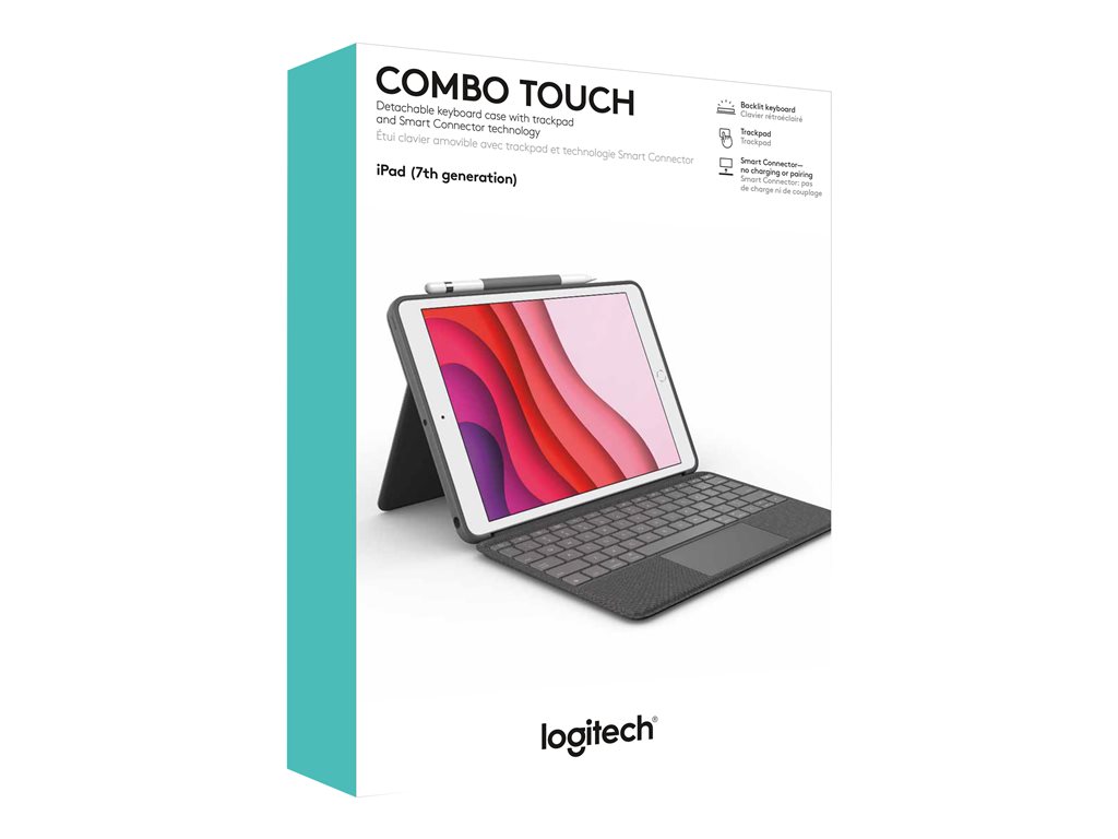 LOGITECH Combo Touch iPad 7th gen Fra