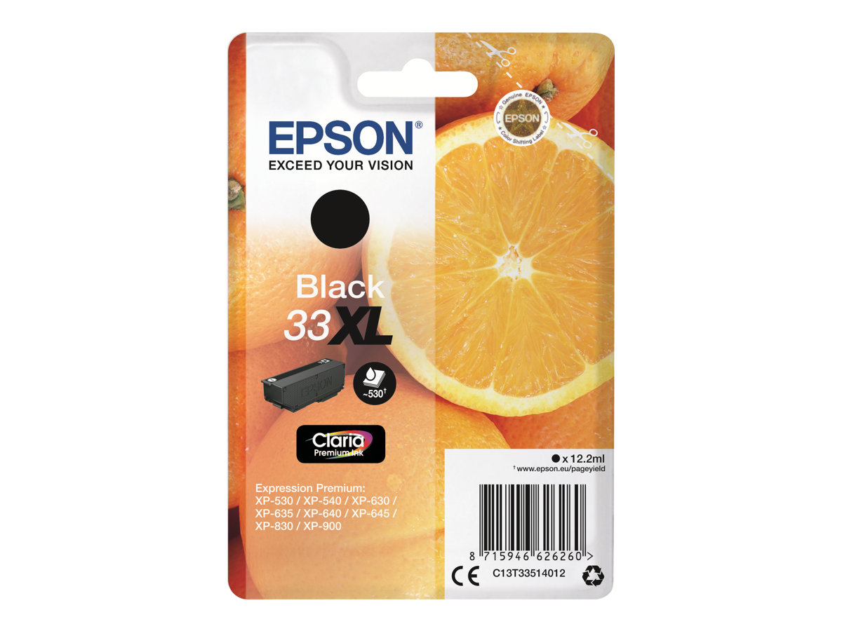 EPSON 4LB 33XL Ink Black Claria w/s