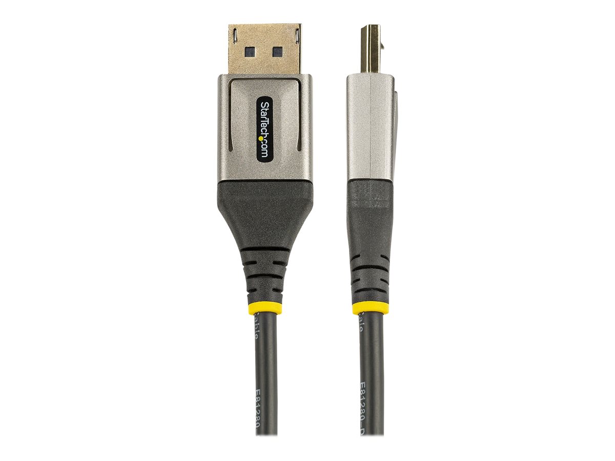 StarTech.com 10ft (3m) VESA Certified DisplayPort 1.4 Cable, 8K 60Hz HDR10, Ultra HD 4K 120Hz DP Video Cable, DisplayPort to DisplayPort Cable, DP Cord for Monitors/Displays, M/M - DP 1.4 Cable with Latches (DP14VMM3M) - kabel DisplayPort - DisplayPort do DisplayPort - 3 m – foto 2