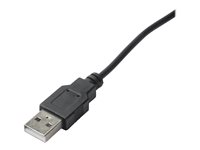 Akyga 4 pin USB Type A (male) - Strøm DC jackstik 5,5 mm (ID: 2,1 mm) (male) Sort 80cm USB / strøm kabel