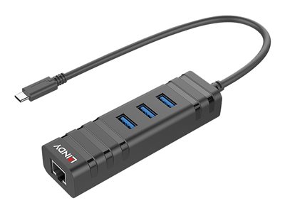 LINDY USB 3.1 Hub und GB Ethernet Adapt. - 43249