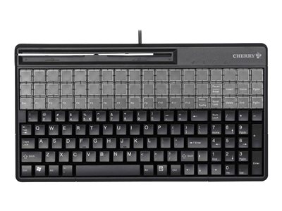 CHERRY Encryptable SPOS Keyboard with magnetic card reader USB QWERTY US black